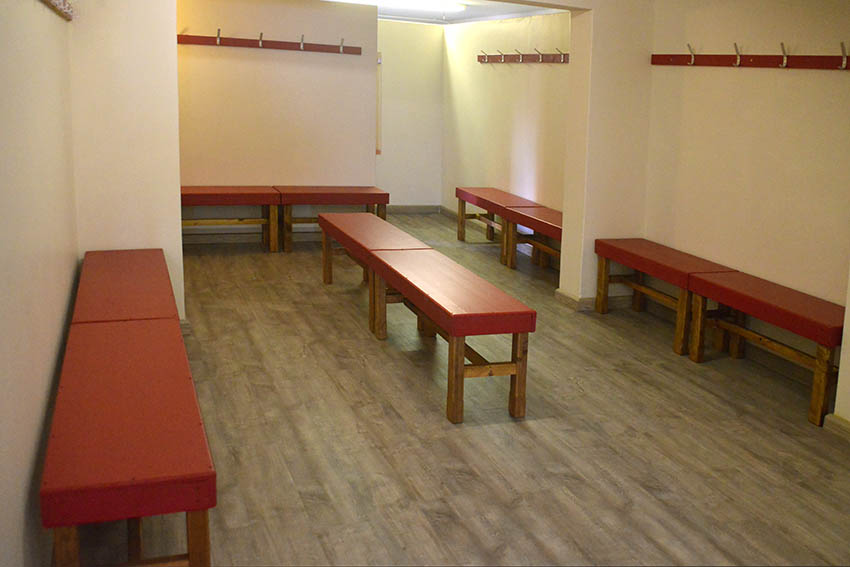 Club Facilities Changing rooms