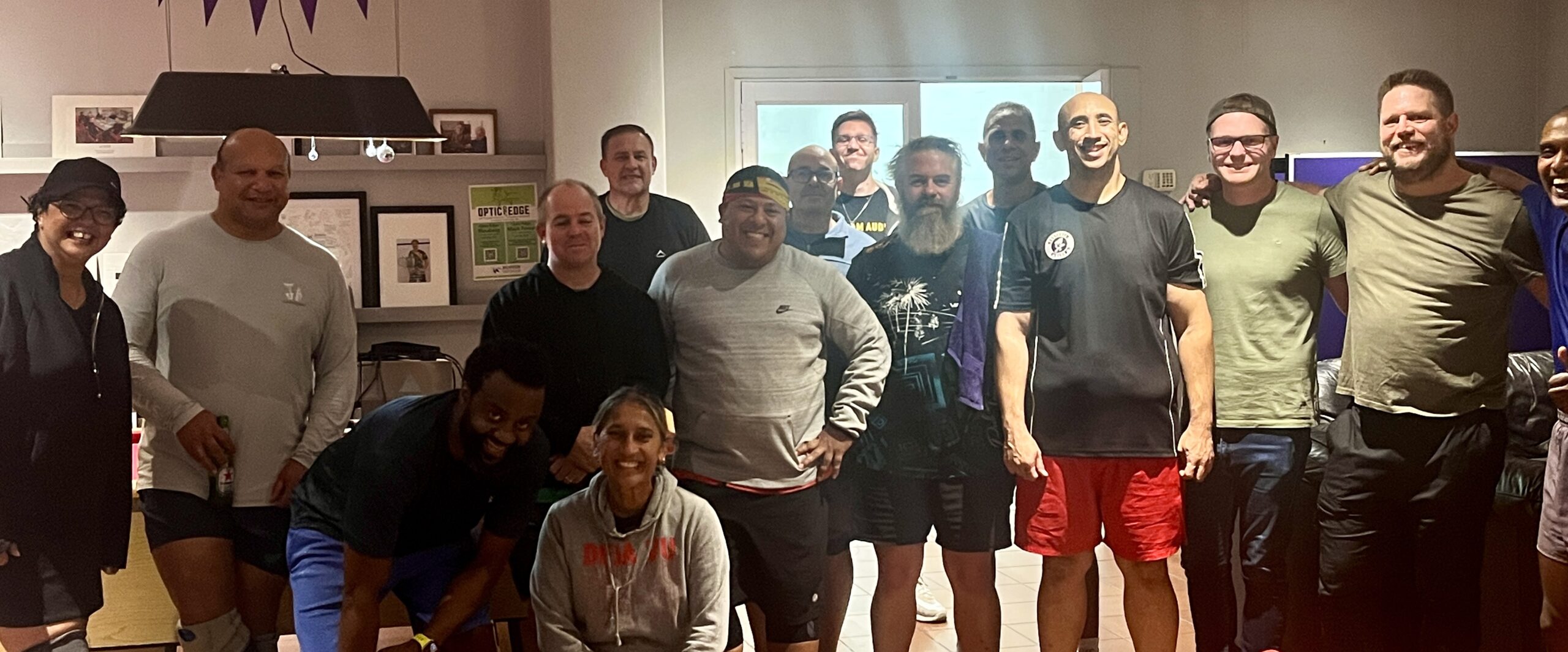 Players at a Milnerton Squash Club Bash and Dash social evening